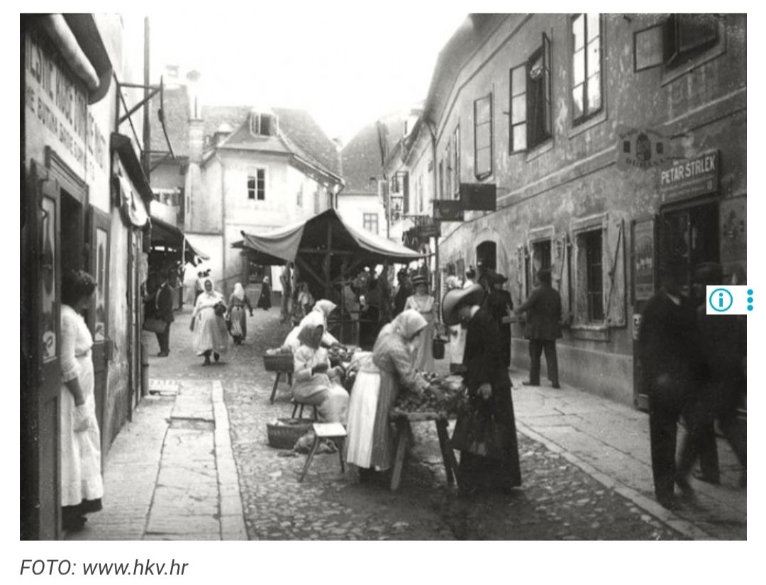 Svakodnevni život starog srednjovjekovnog naselja Dolac između 1910. i 1913. godine